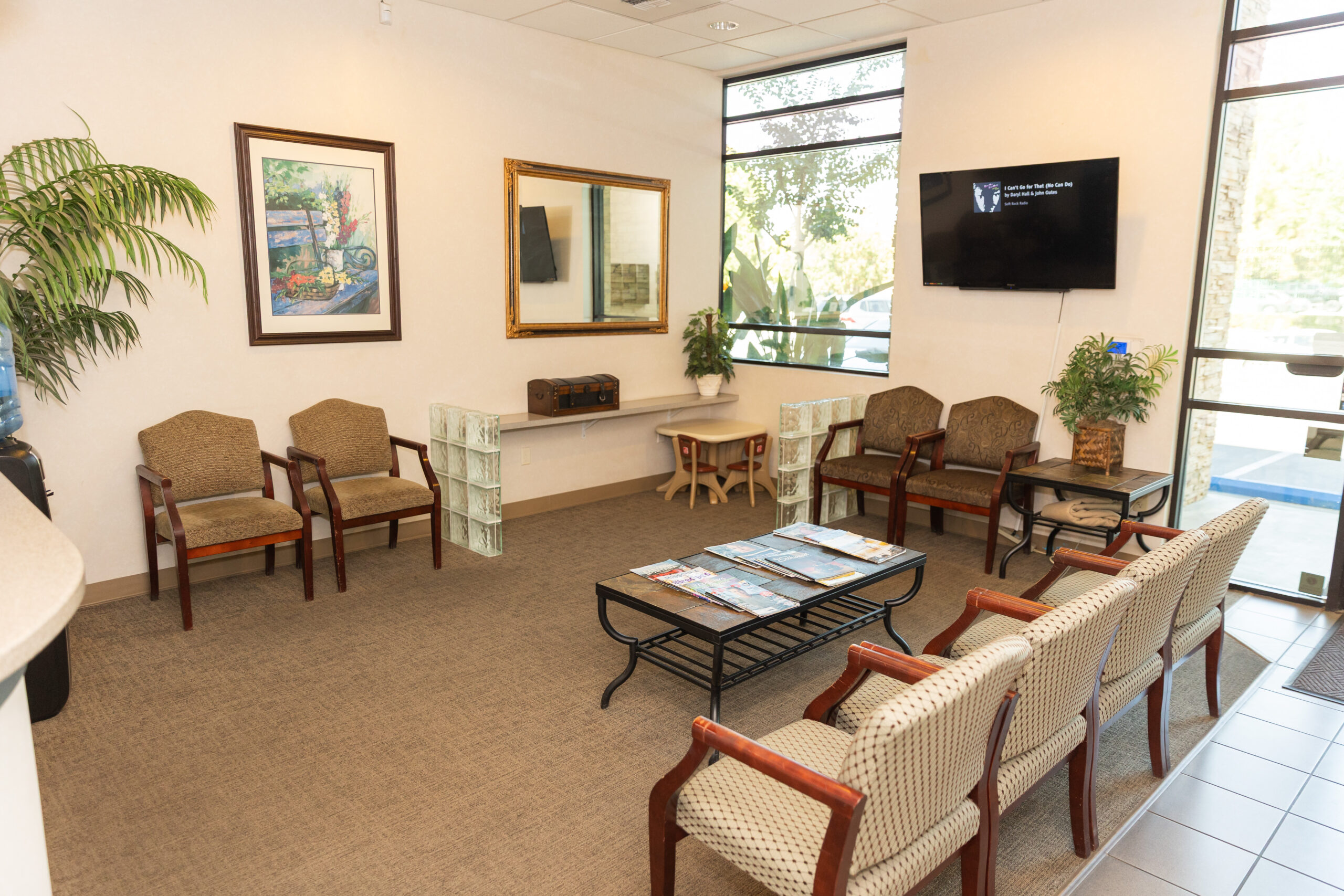Office waiting area